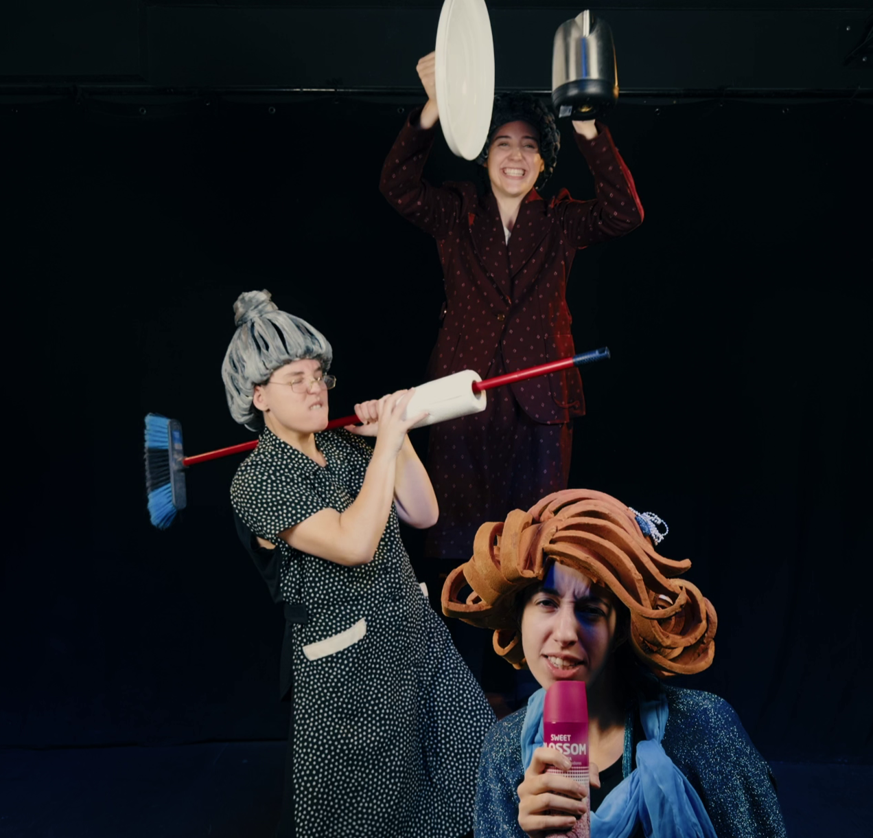 Personatges de Guirigall animant un esdeveniment